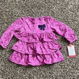 Carter’s Purple Ruffle Top size 18 month NWT